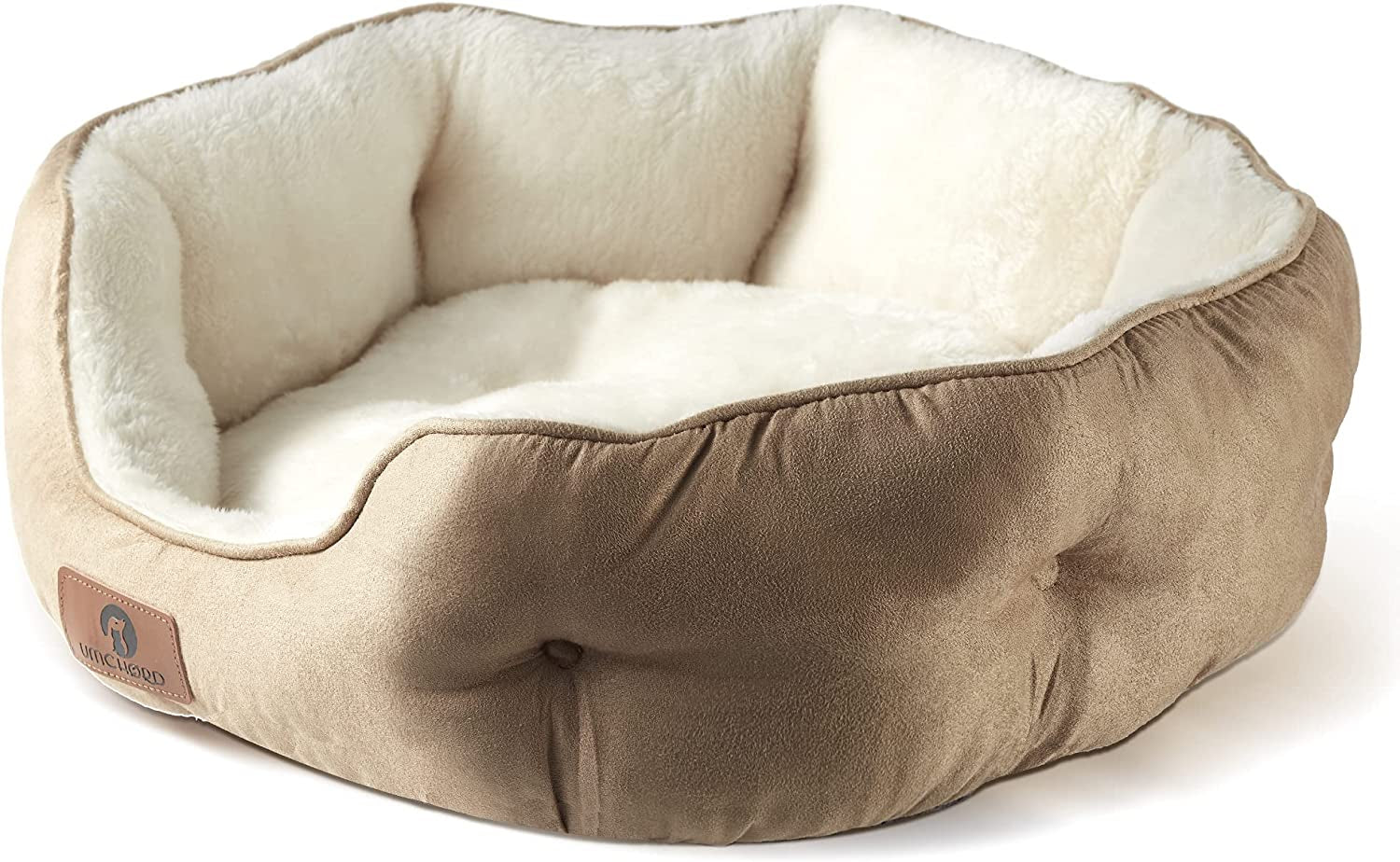 Extra Soft Small Dog & Cat Bed - Machine Washable, Anti-Slip, Water-Resistant