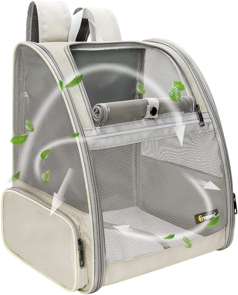 Innovative Bubble Backpack Pet Carrier for Cats & Dogs - Travel in Style!