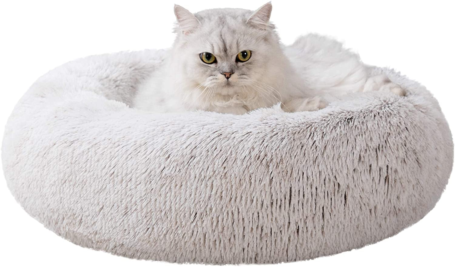 Fluffy Cat Bed - Machine Washable, Waterproof Bottom, Joint-Relief Cushion for Indoor Cats