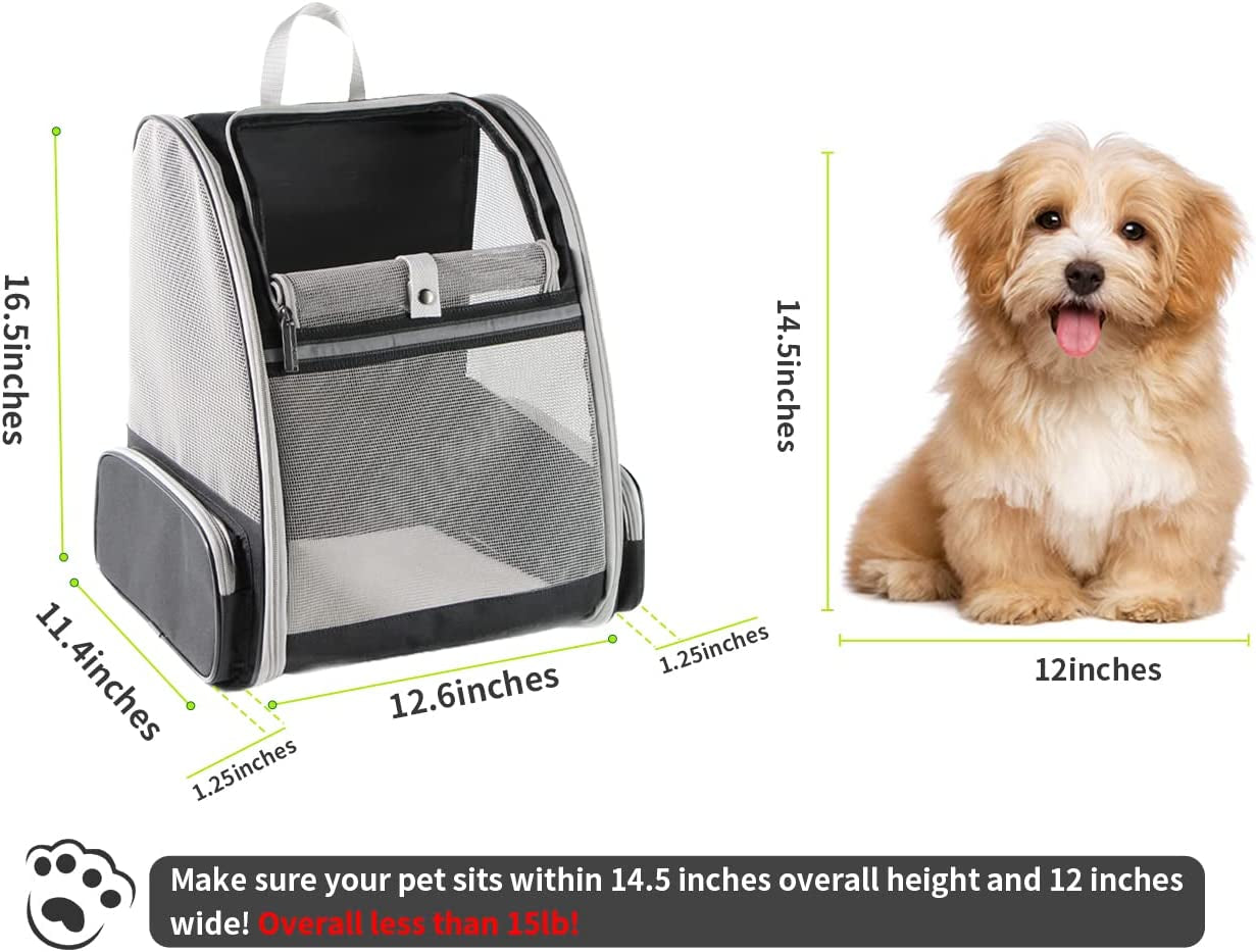 Innovative Bubble Backpack Pet Carrier for Cats & Dogs - Travel in Style!