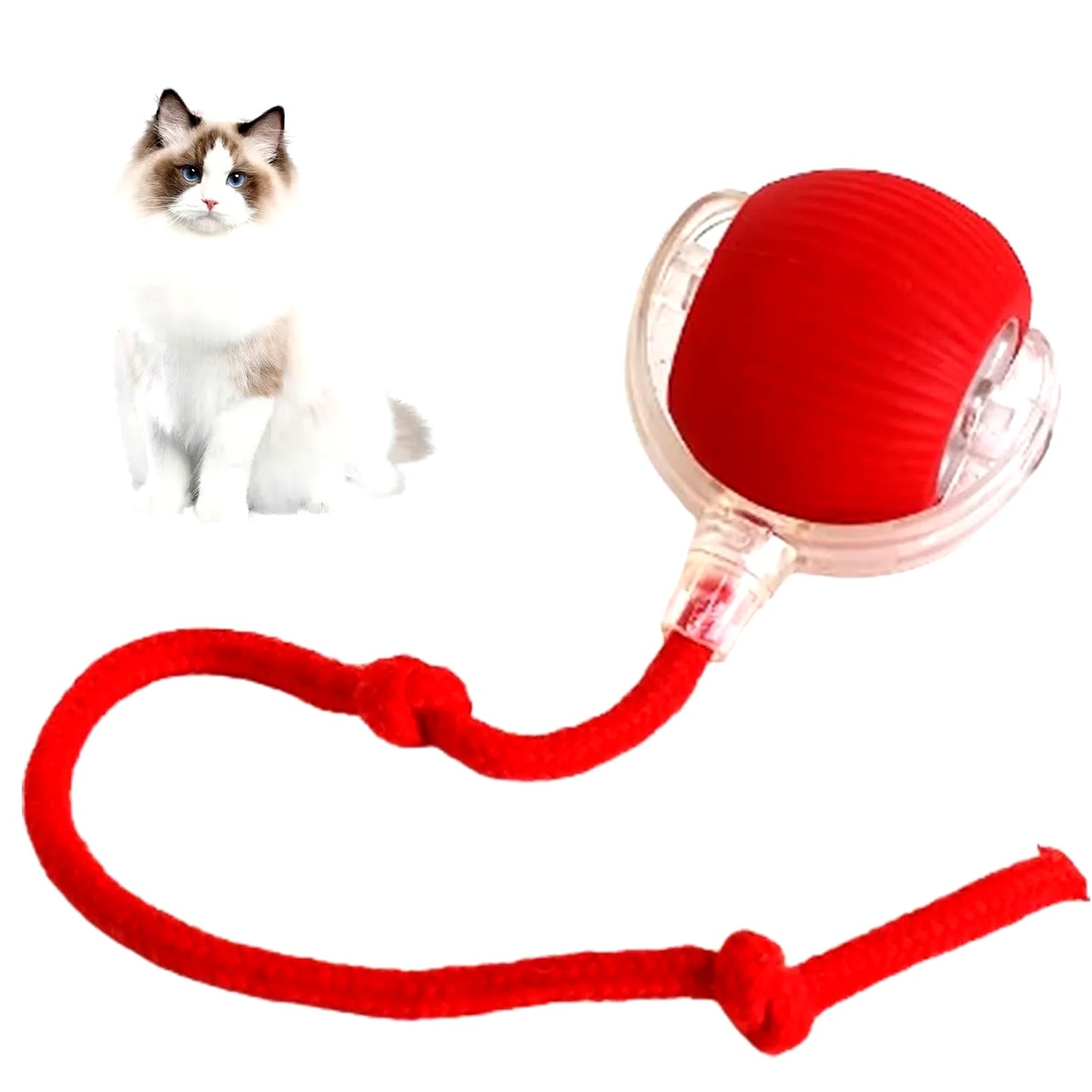 Interactive Rechargeable Rolling Ball Toy for Cats & Dogs - Smart Pet Entertainment