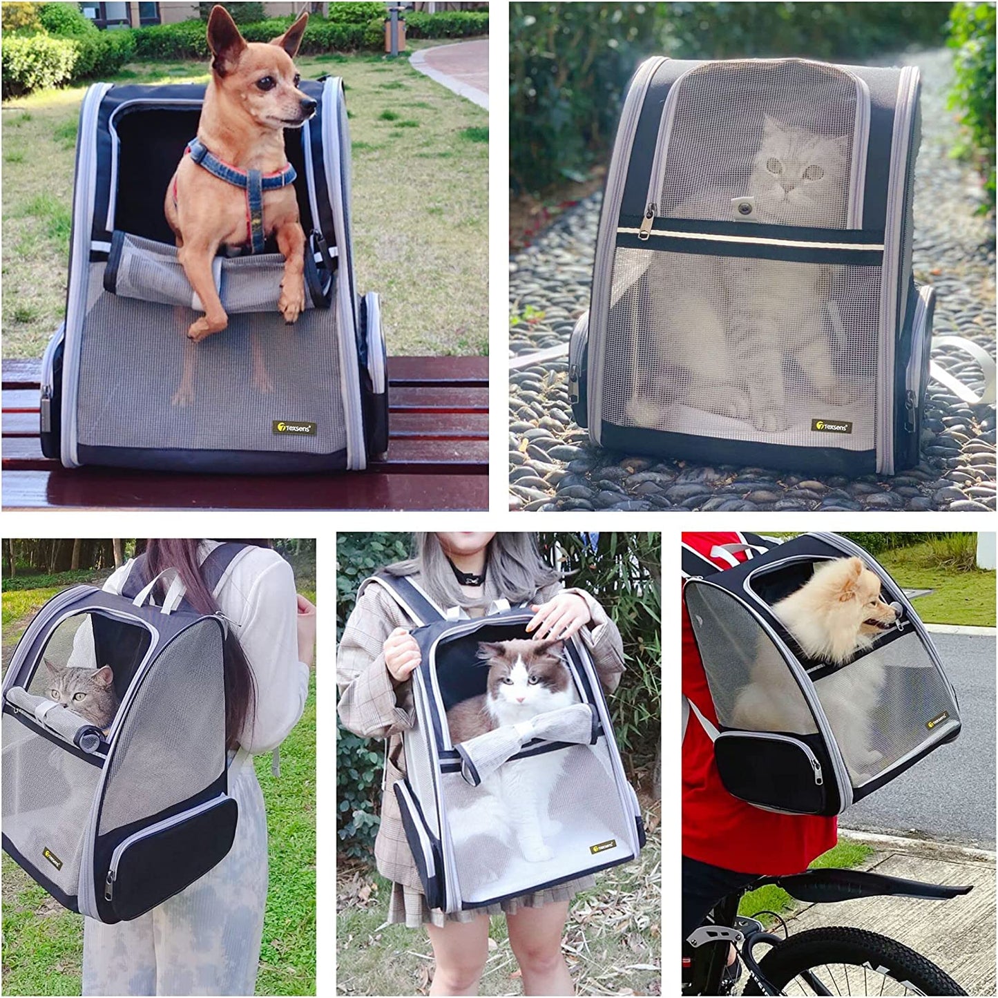 Innovative Bubble Backpack Pet Carrier for Cats & Dogs - Travel in Style!