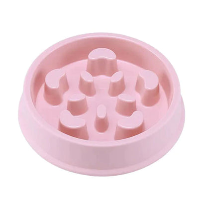 Non-Slip Slow Feeder Bowl – Choke-Proof Pet Bowl for Small Dogs & Cats, Ideal for Rice & Food