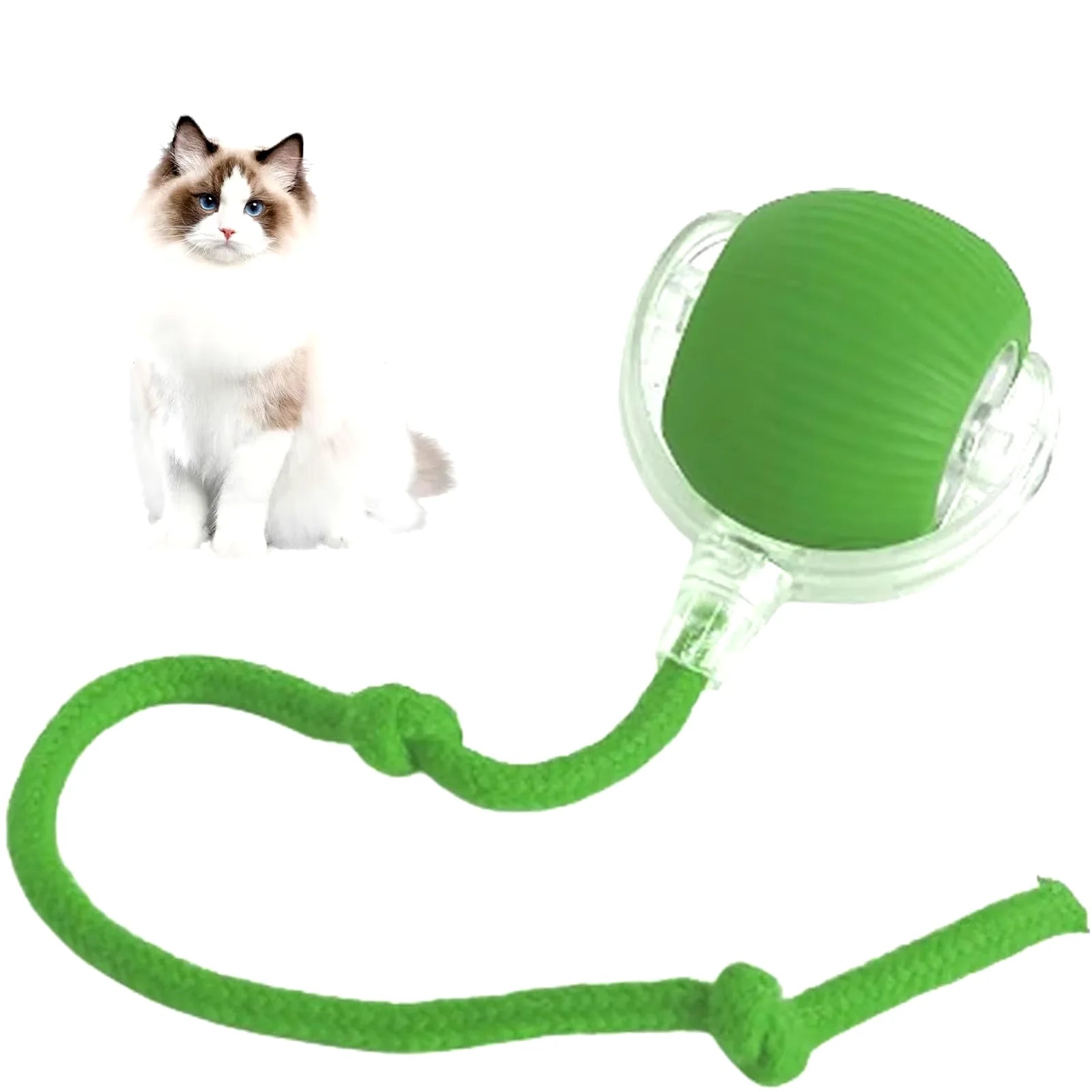 Interactive Rechargeable Rolling Ball Toy for Cats & Dogs - Smart Pet Entertainment