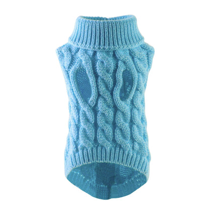 Winter Puppy Dog Sweaters for Small & Medium Dogs and Cats – Soft Turtleneck Coat, Warm Vest for Chihuahua, Yorkie, Teddy & More