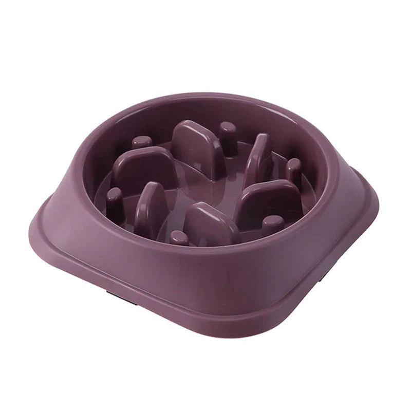 Non-Slip Slow Feeder Bowl – Choke-Proof Pet Bowl for Small Dogs & Cats, Ideal for Rice & Food