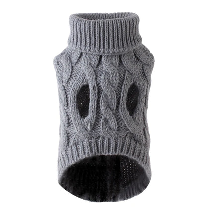 Winter Puppy Dog Sweaters for Small & Medium Dogs and Cats – Soft Turtleneck Coat, Warm Vest for Chihuahua, Yorkie, Teddy & More