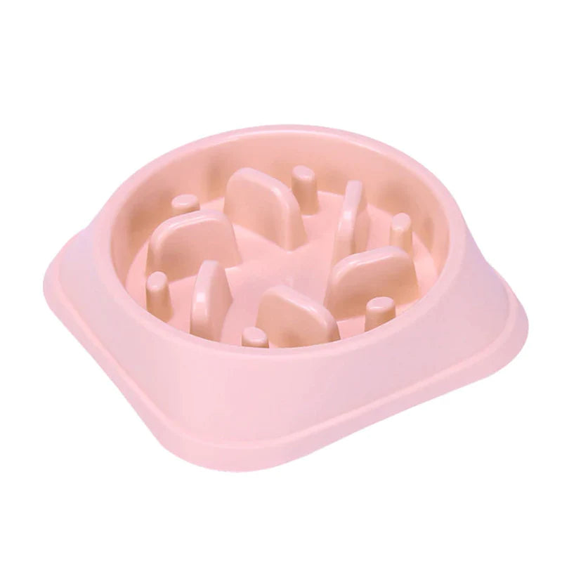 Non-Slip Slow Feeder Bowl – Choke-Proof Pet Bowl for Small Dogs & Cats, Ideal for Rice & Food