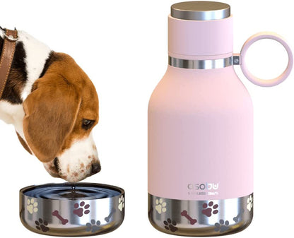 Dog Bowl & Stainless Steel Insulated Travel Bottle