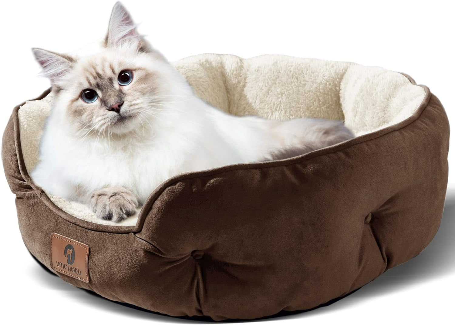 Extra Soft Small Dog & Cat Bed - Machine Washable, Anti-Slip, Water-Resistant